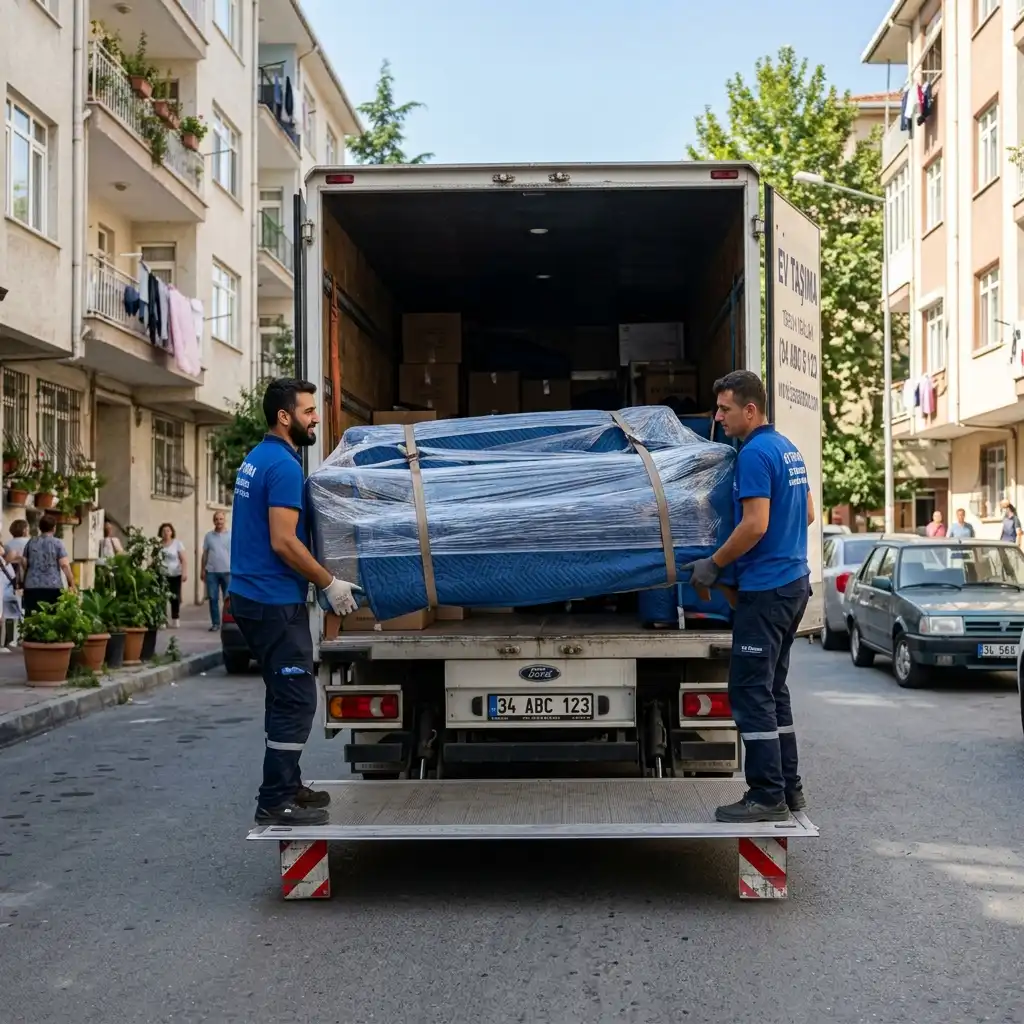 Narlıdere Nakliyat - Eşya yükleme çalışması
